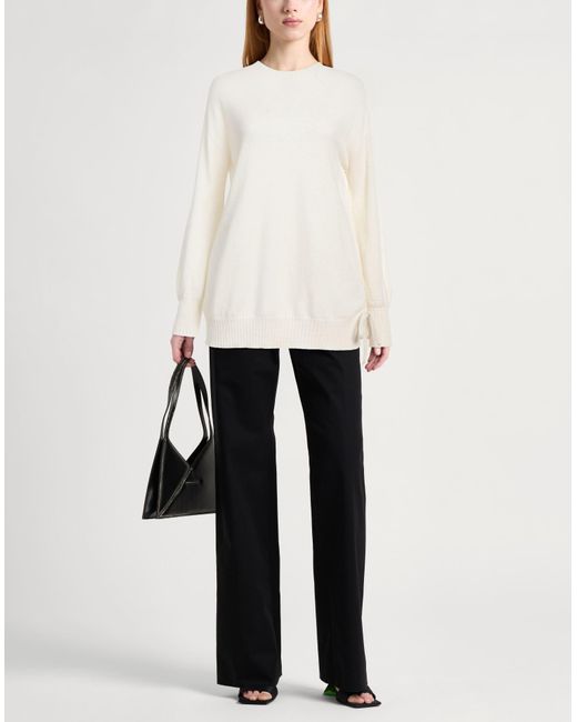 Twinset White Ivory Sweater Cashmere