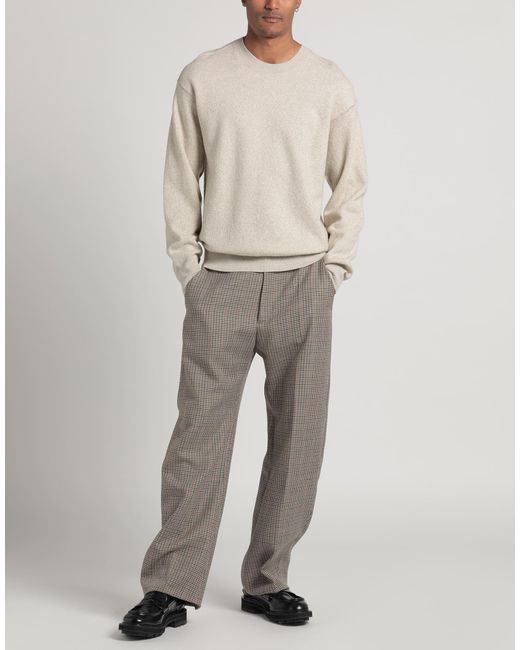 Burberry White Sweater Wool, Polyamide, Elastane for men