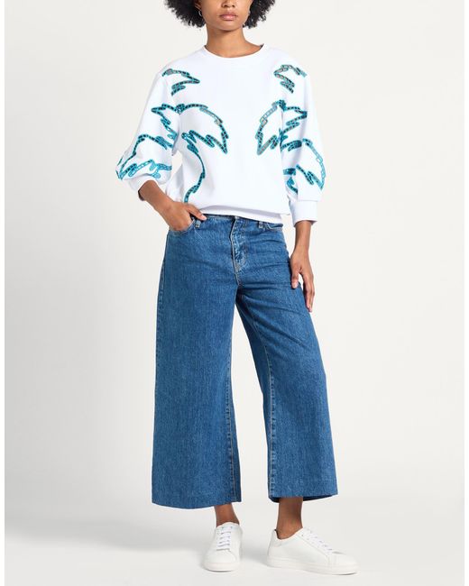 Silvian Heach Blue Sweatshirt