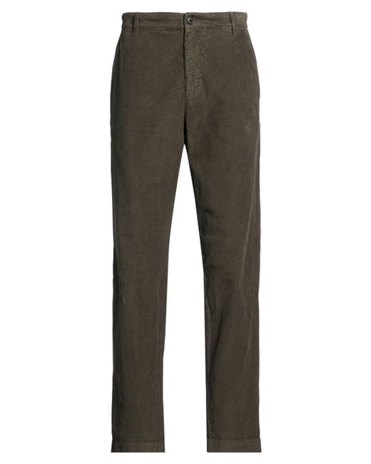 Sunspel Gray Military Pants Cotton for men