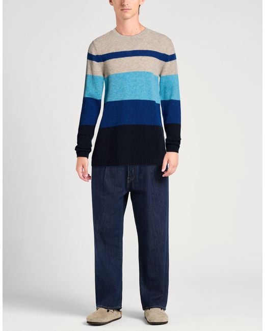 Messagerie Blue Sweater Wool for men