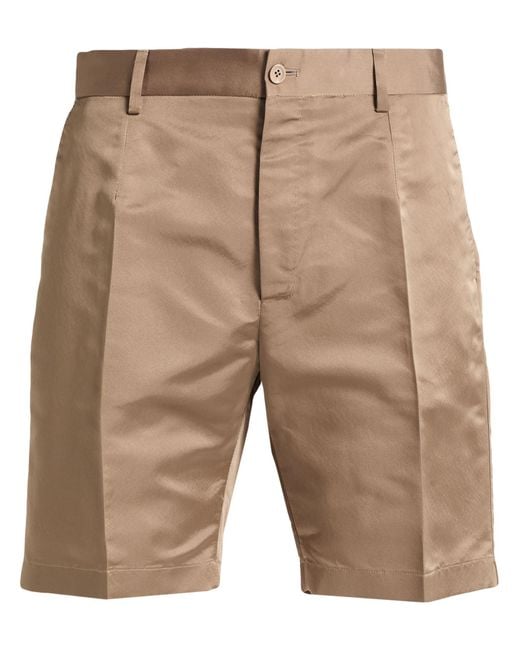 Dolce & Gabbana Natural Shorts & Bermuda Shorts Silk for men