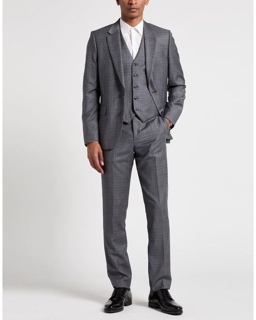 Paul Smith Blue Suit Wool for men