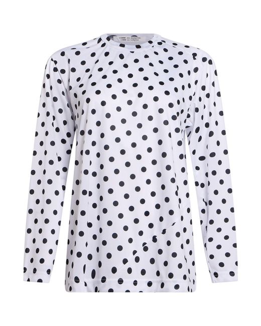 Comme des Garçons White T-Shirt Polyester