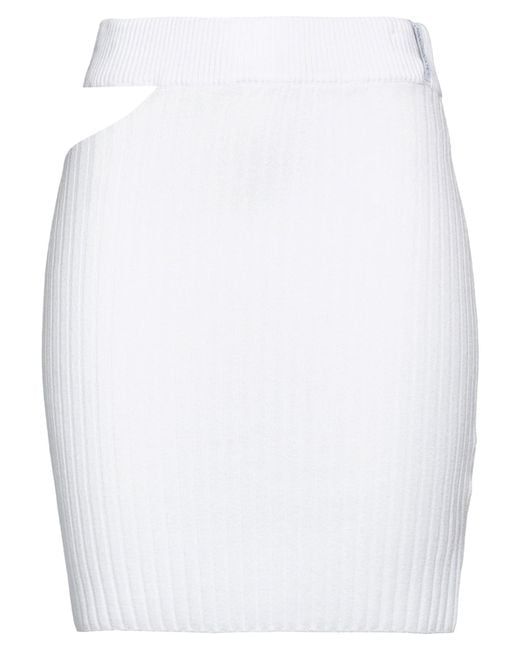 hinnominate White Mini Skirt