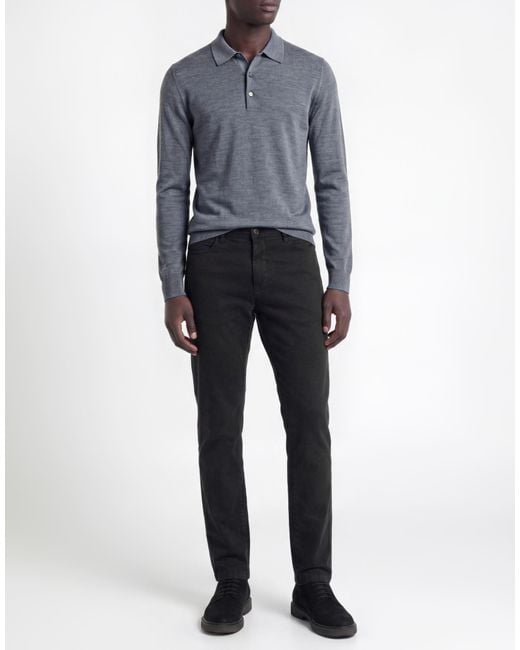 Briglia 1949 Black Pants Cotton, Elastane for men