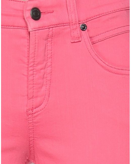 Cambio Denim Trousers in Fuchsia (Pink) - Lyst