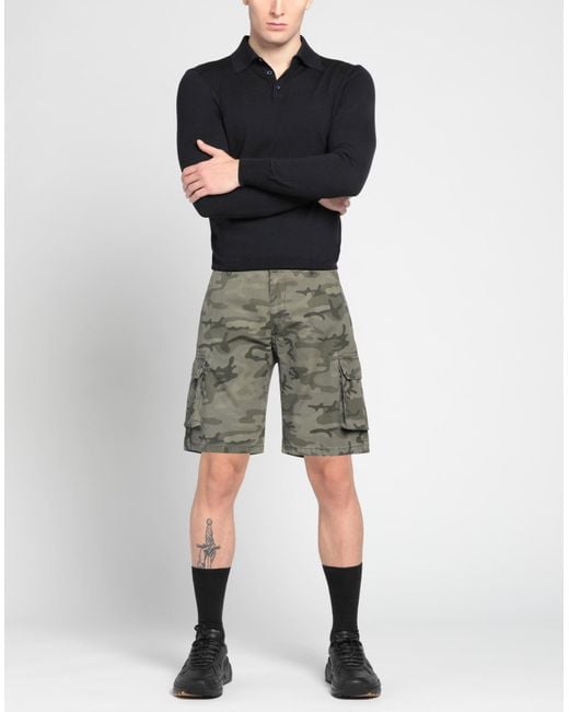 Liu Jo Gray Shorts & Bermuda Shorts Cotton for men