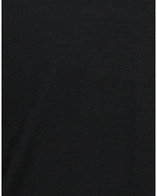 Abkost Black Sweater Virgin Wool for men