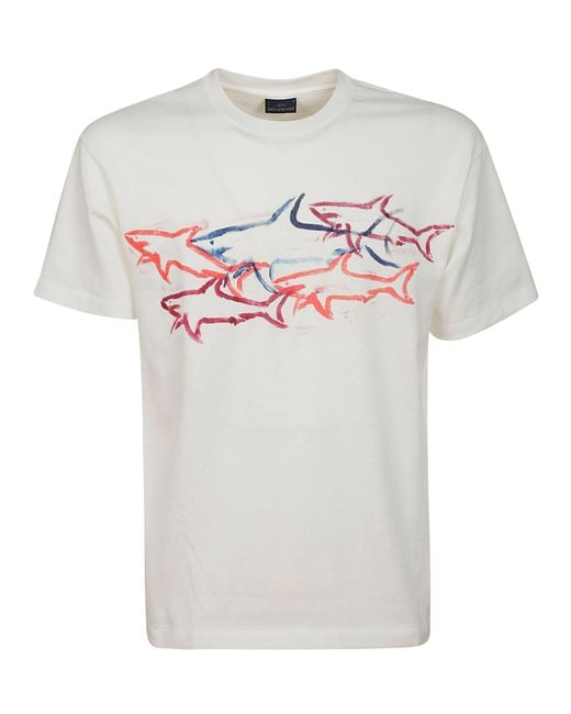 Paul & Shark T-shirts in White für Herren