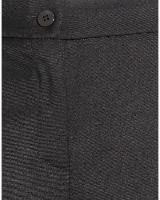 Berna Gray Pants Polyester, Viscose, Elastane