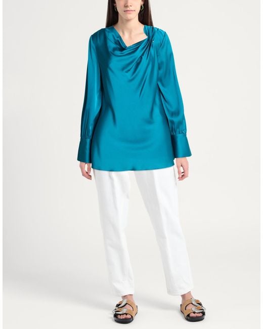 Top Camilla de color Blue