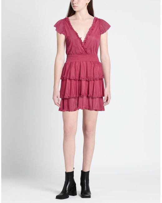 Soallure Pink Mini Dress