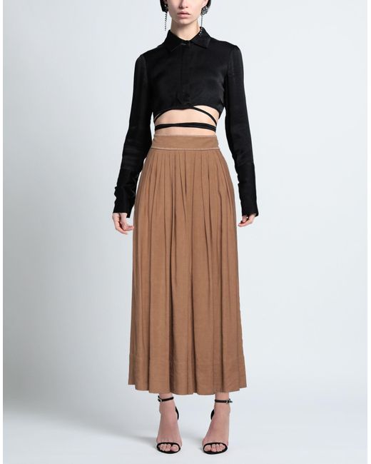 Chloé Brown Maxi Skirt