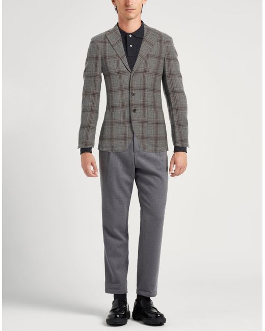 Caruso Gray Blazer Cashmere for men