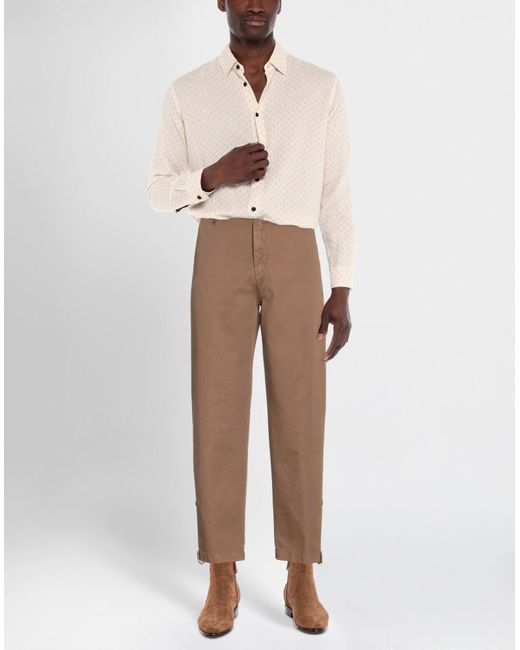 Berna Brown Pants Cotton for men