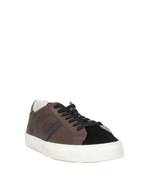 Date Brown Dark Sneakers Leather for men
