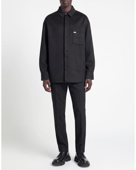 Ferragamo Black Jacket Virgin Wool, Cashmere for men