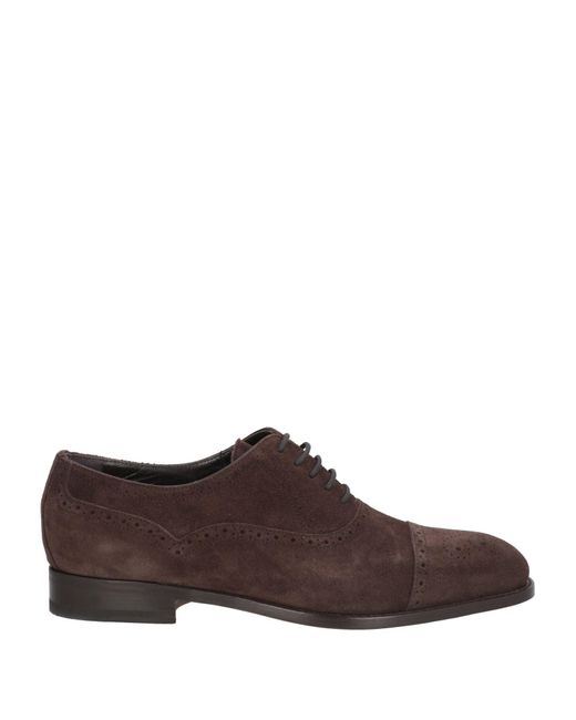 Manolo Blahnik Brown Lace-Up Shoes for men