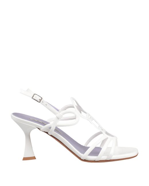 Albano White Sandals