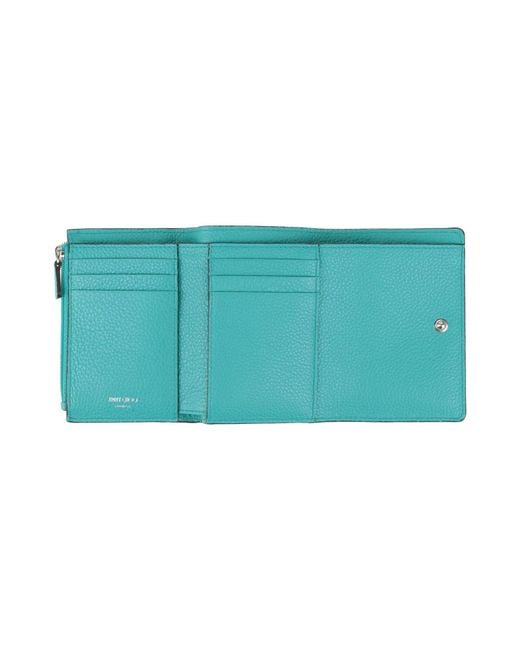 Jimmy Choo Blue Wallet Leather