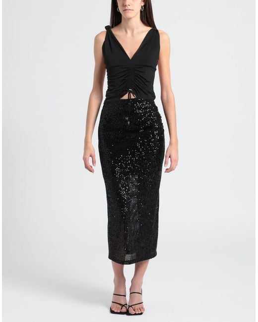 True Royal Black Top Viscose, Elastane