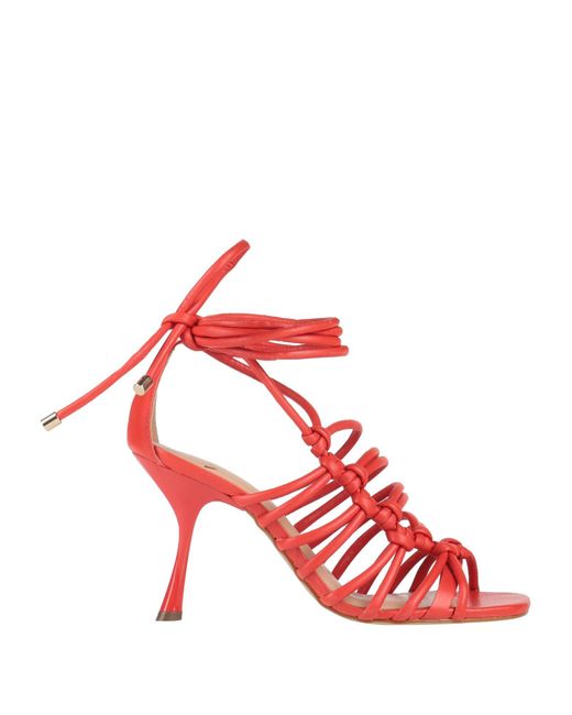 VALINI Red Sandals