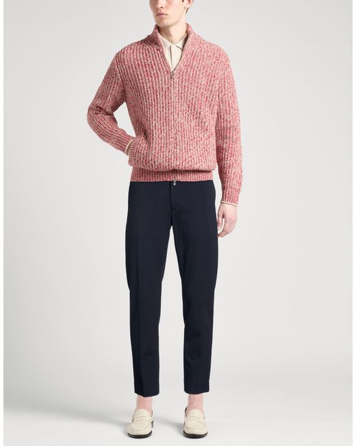 Paolo Pecora Blue Pants Viscose, Polyamide, Elastane for men