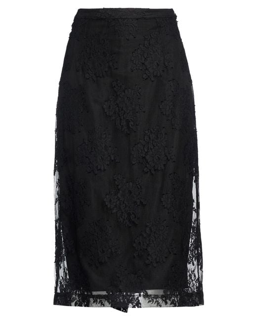 Dolce & Gabbana Black Midi Skirts