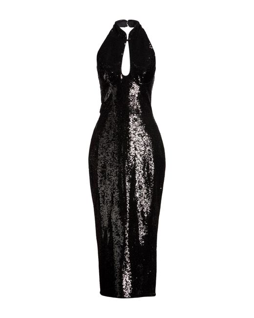 rasario black and white dress Satin lace maxi  Color: White/Black  Online Boutique 40 (FR) / White/Black Designer couture for the modern woman. Rasario Women's Black Midi Dress