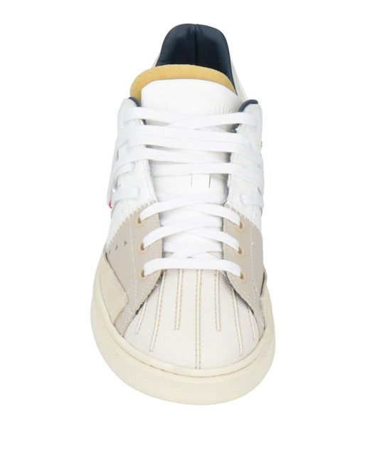 HIDNANDER White Sneakers Leather for men