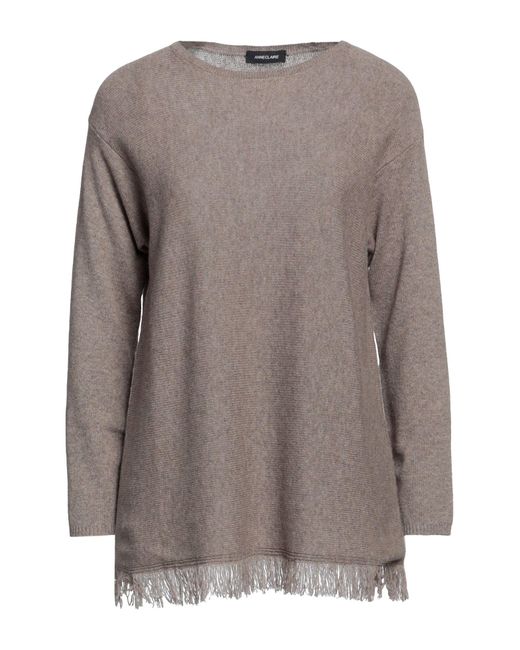 Anneclaire Brown Sweater