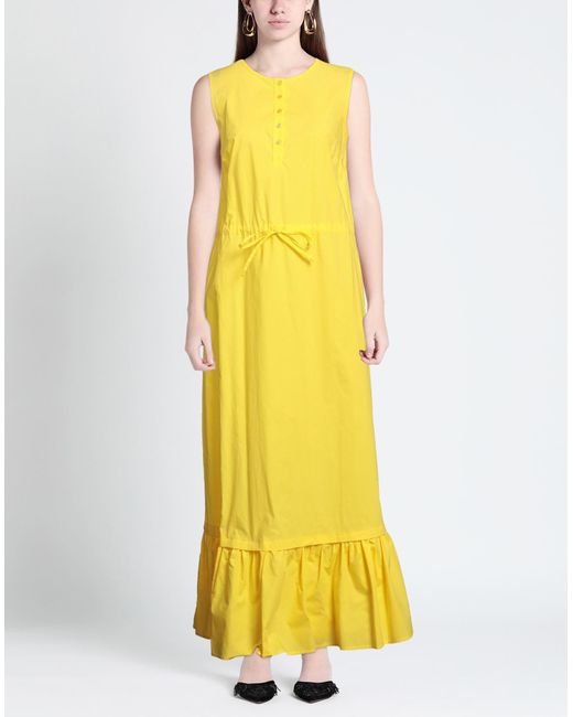 Manila Grace Yellow Maxi Dress