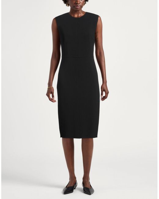 Antonelli Black Midi-Kleid