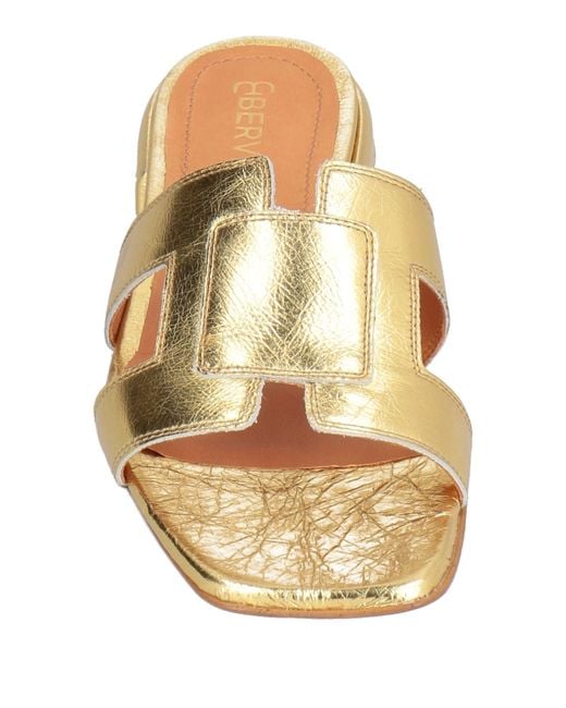 Bervicato Natural Sandals Leather