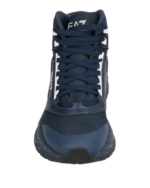 EA7 Blue Ankle Boots for men