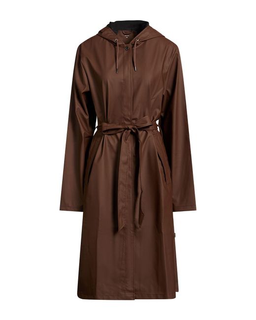 Rains Brown Overcoat & Trench Coat
