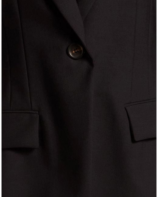 Brunello Cucinelli Black Blazer Virgin Wool, Polyamide, Elastane, Ecobrass