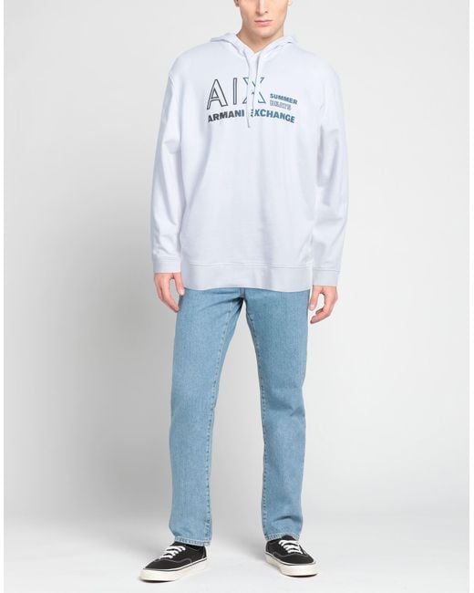 ARMANI EXCHANGE White Sweatshirt for men