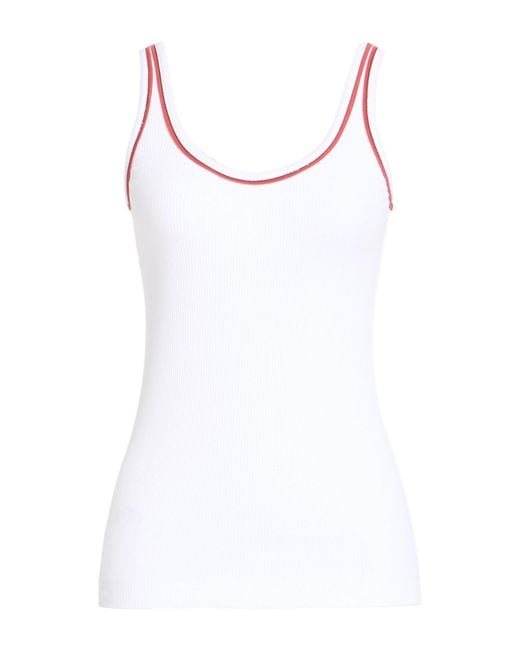 Brunello Cucinelli White Tank Top