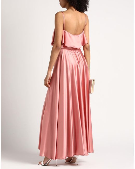 Gaelle Paris Pink Maxi-Kleid