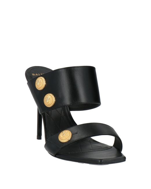 Balmain Black Sandale