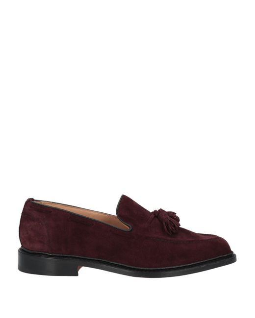 Tricker's Purple Loafers Leather for men