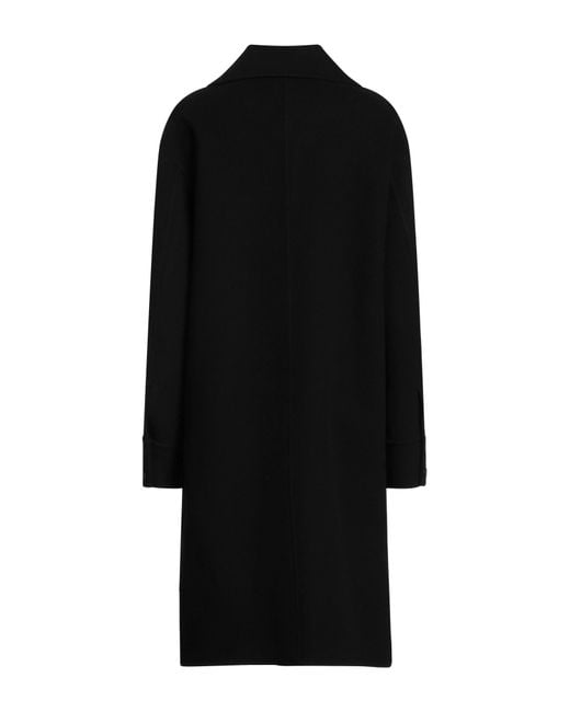 Jil Sander Black Coat Wool