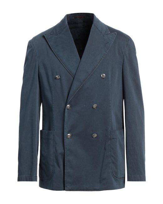 The Gigi Blue Blazer Cotton, Silk, Elastane for men