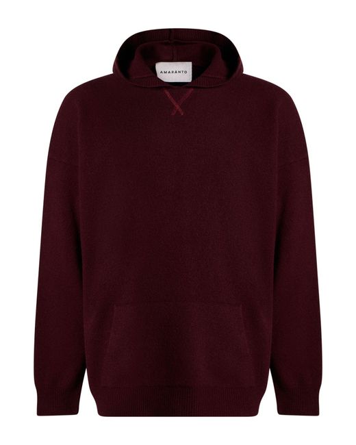 Amaranto Red Sweater Wool for men