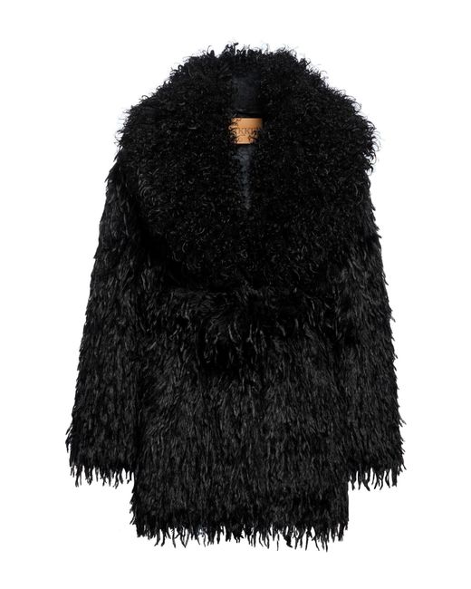 Jakke Black Shearling & Teddy