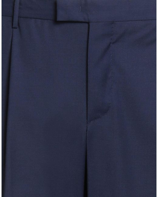 PT Torino Blue Pants Virgin Wool, Elastane for men