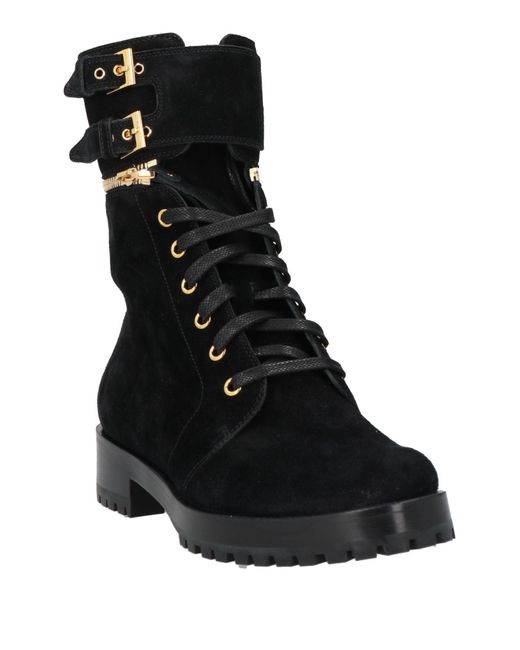 Sergio Rossi Black Ankle Boots