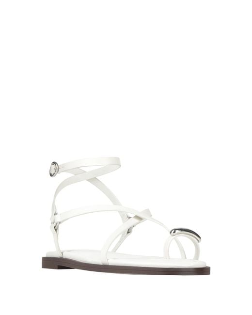Rag & Bone White Thong Sandal